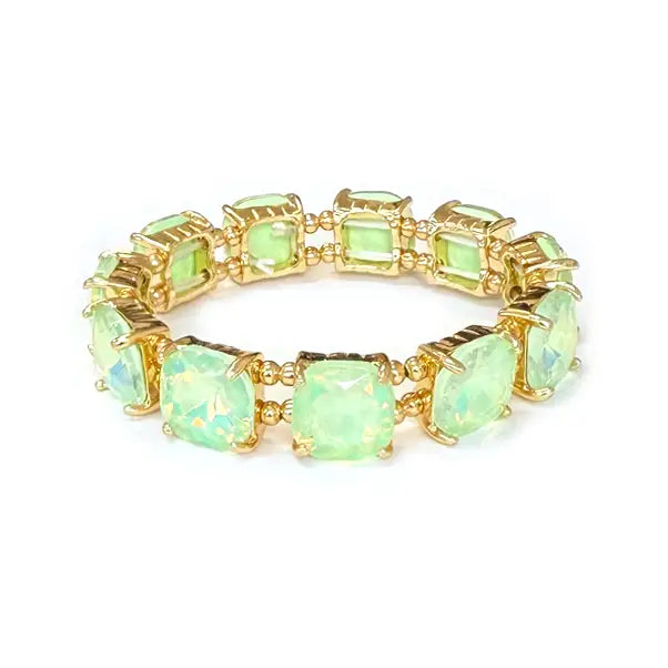 Cushion Cut Crystal Sparkle Bracelet