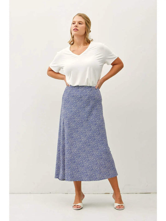 PLUS SIZE | June Midi Skirt