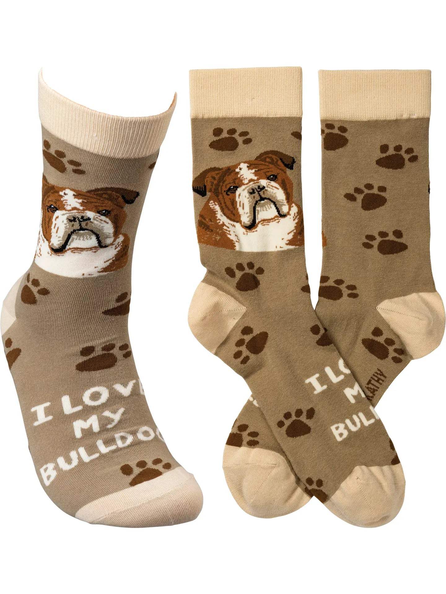 Classic Woven Crew Socks - Dogs