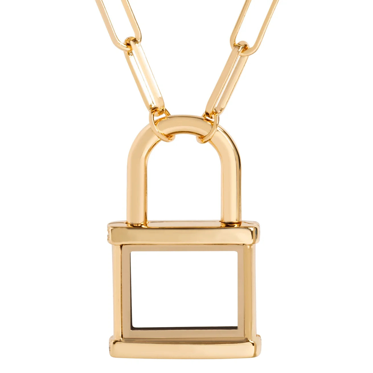 Padlock Living Locket Necklace