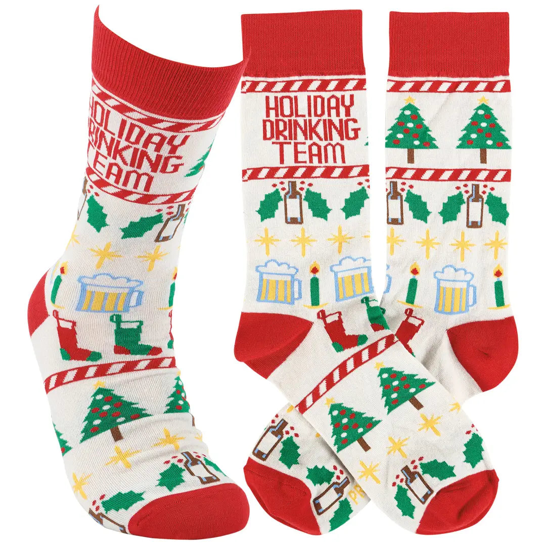 Classic Woven Christmas Socks