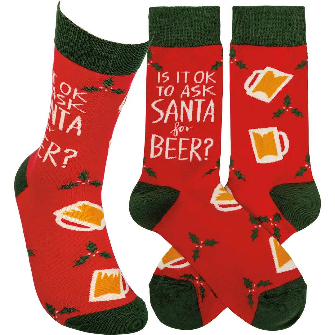 Classic Woven Socks - Christmas