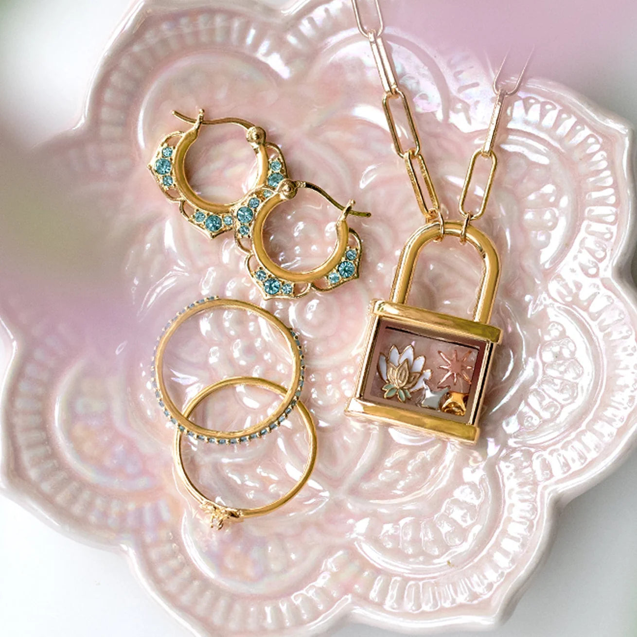 Padlock Living Locket Necklace