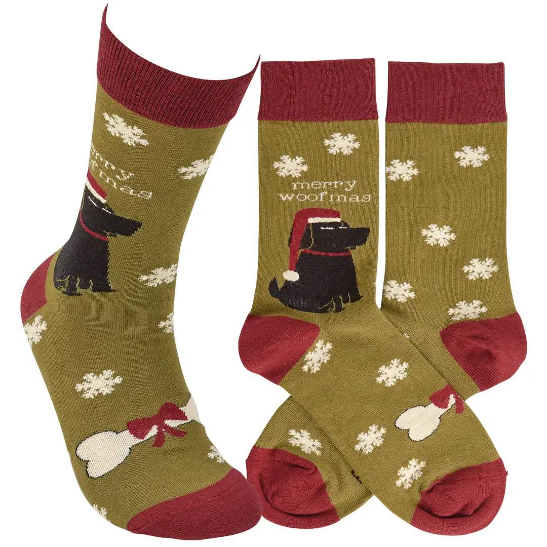 Classic Woven Socks - Christmas