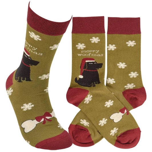Classic Woven Socks - Christmas