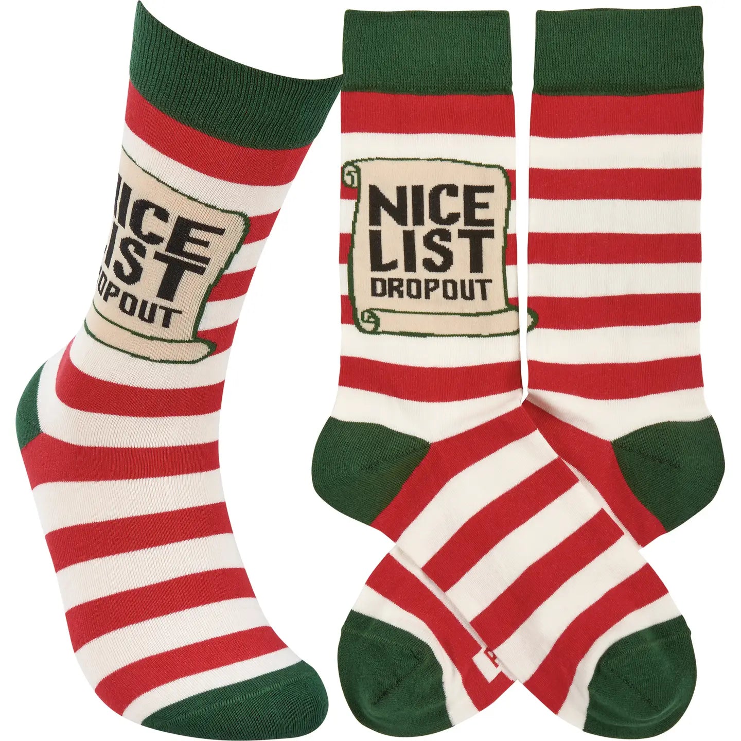 Classic Woven Christmas Socks