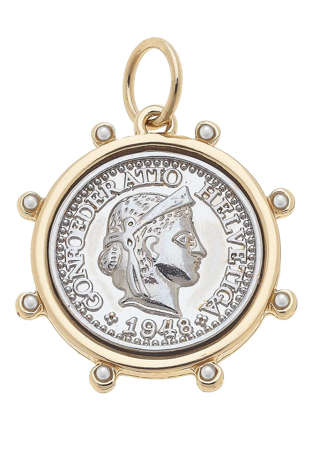 18K Gold-Plated Coin Charm