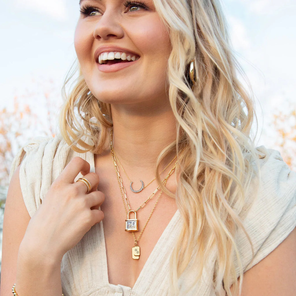 Padlock Living Locket Necklace