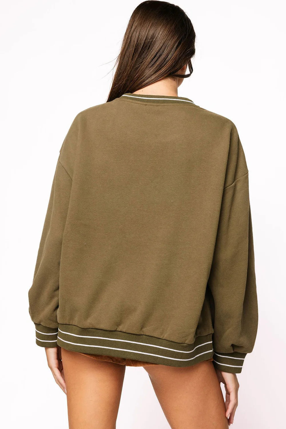 Olive Golden Doodle Sweatshirt | Queen of Sparkles