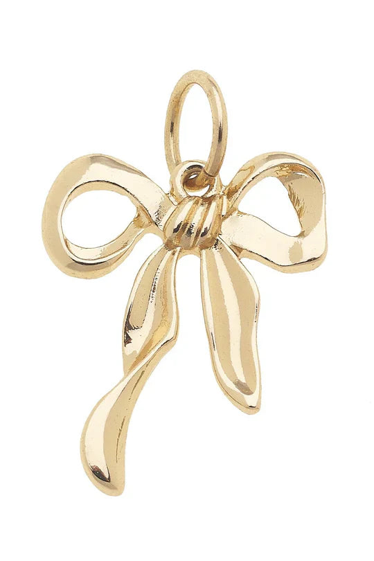 Gold Bow Charms