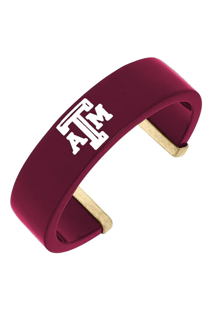 Resin College Cuff Bangle