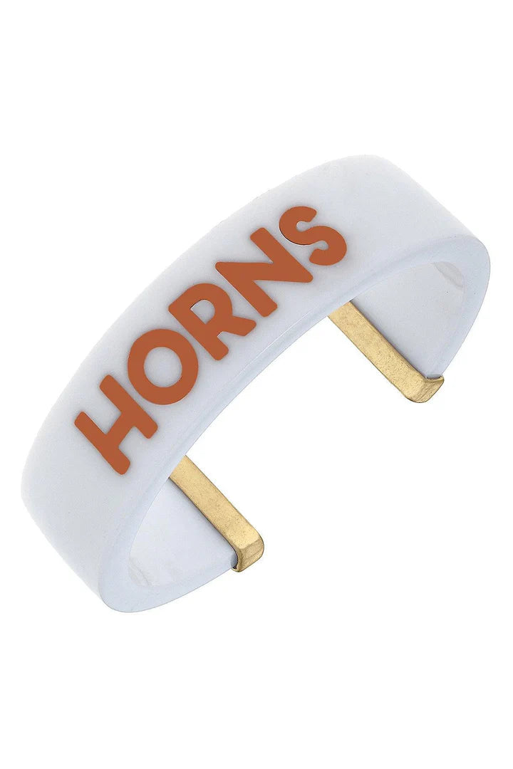Resin College Cuff Bangle