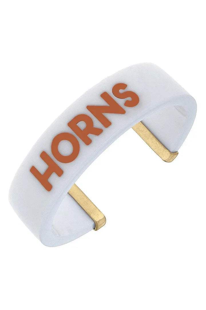 Resin College Cuff Bangle
