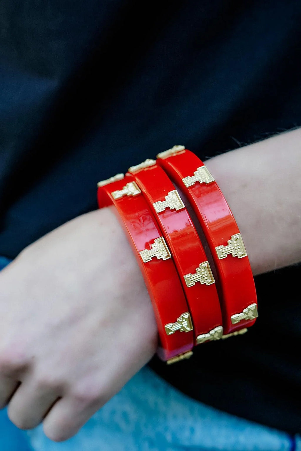 Resin College Logo Bangle