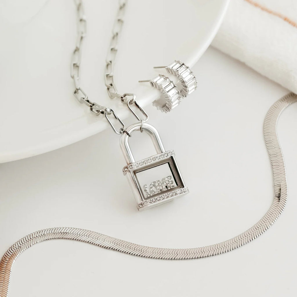 Padlock Living Locket Necklace