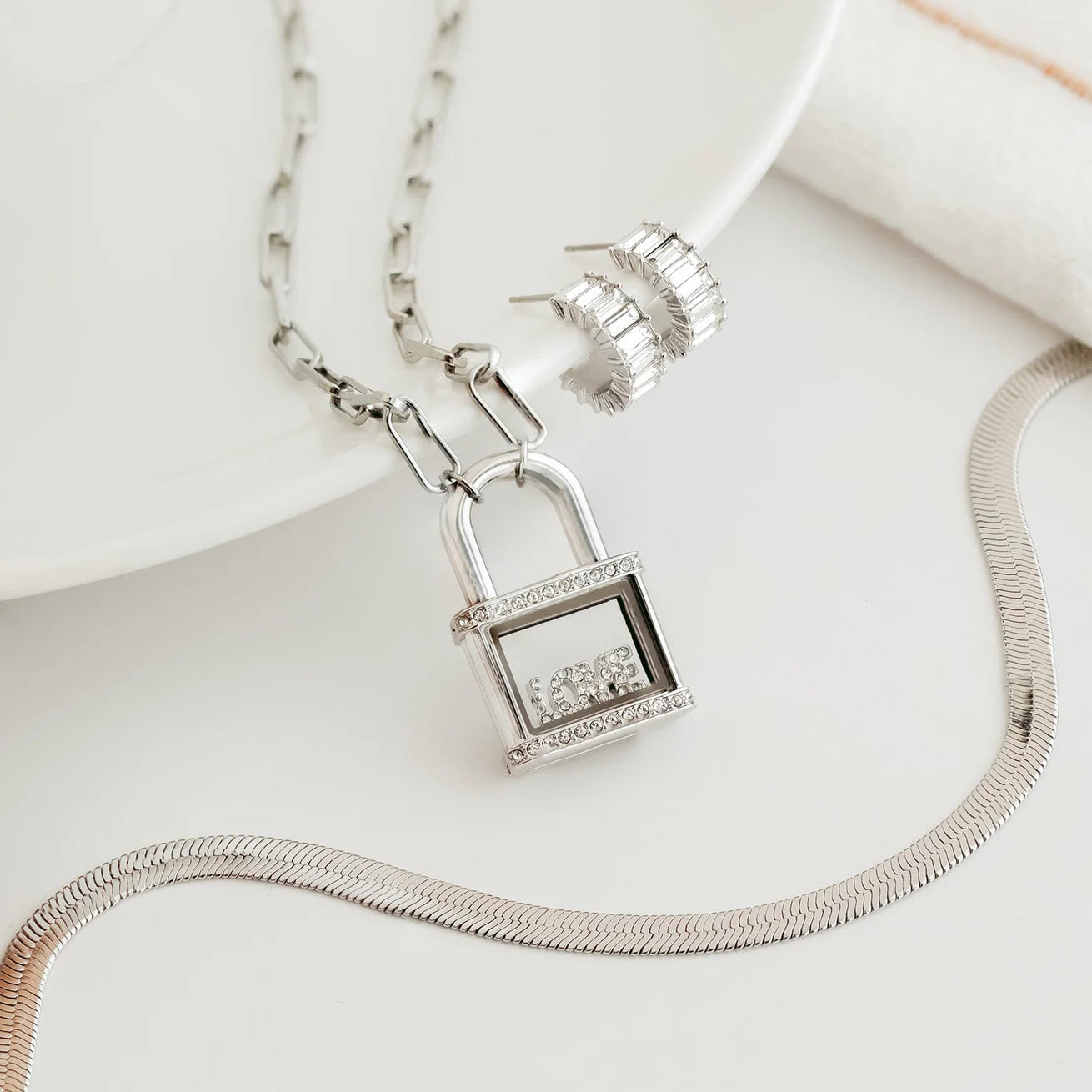Padlock Living Locket Necklace