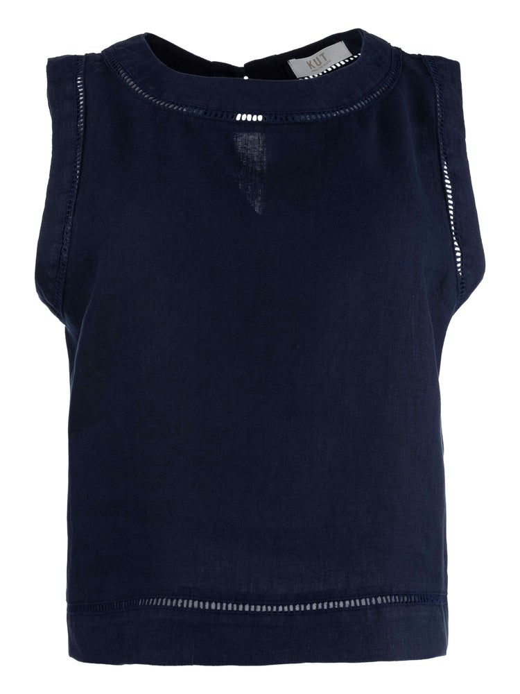 Joanne Sleeveless Crop Top | Kut from the Kloth