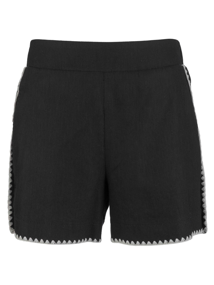 Nicolette Bermuda with Embroidery Border | Kut from the Kloth