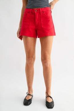 Western Pocket Denim Shorts | JBD