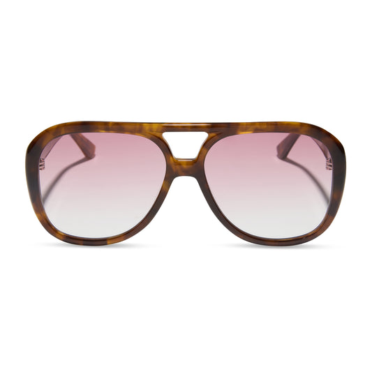 Pauline Honey Tort Sunglasses | DIFF Eyewear