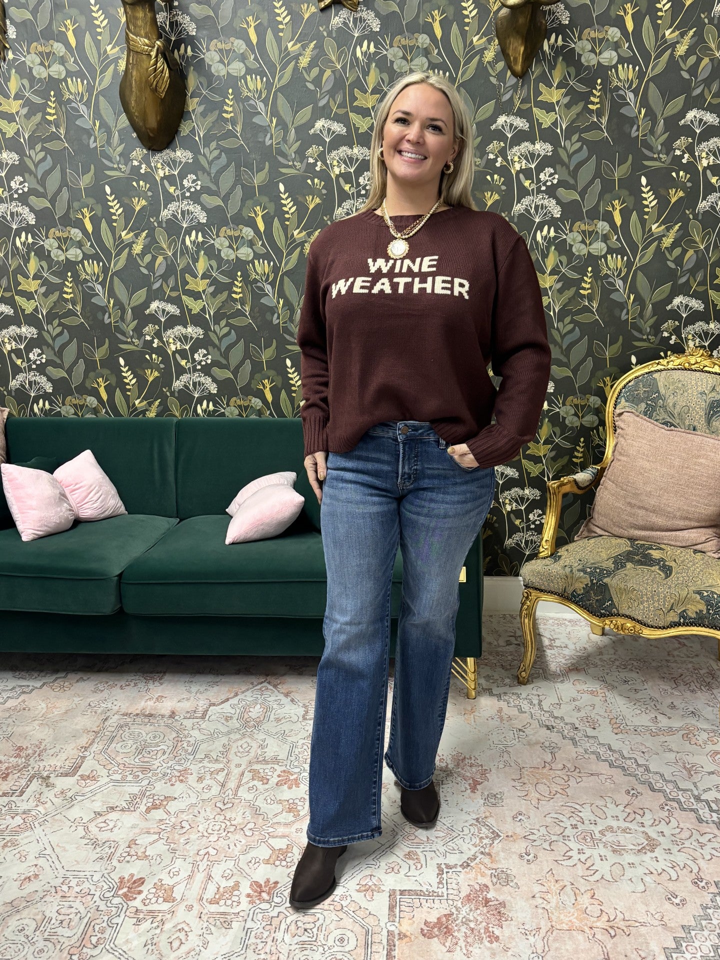 Wine Weather Sweater