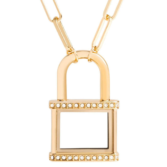 Padlock Living Locket Necklace